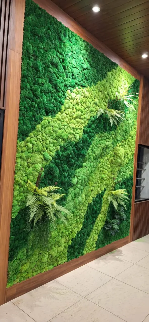 Preserved Moss Wall